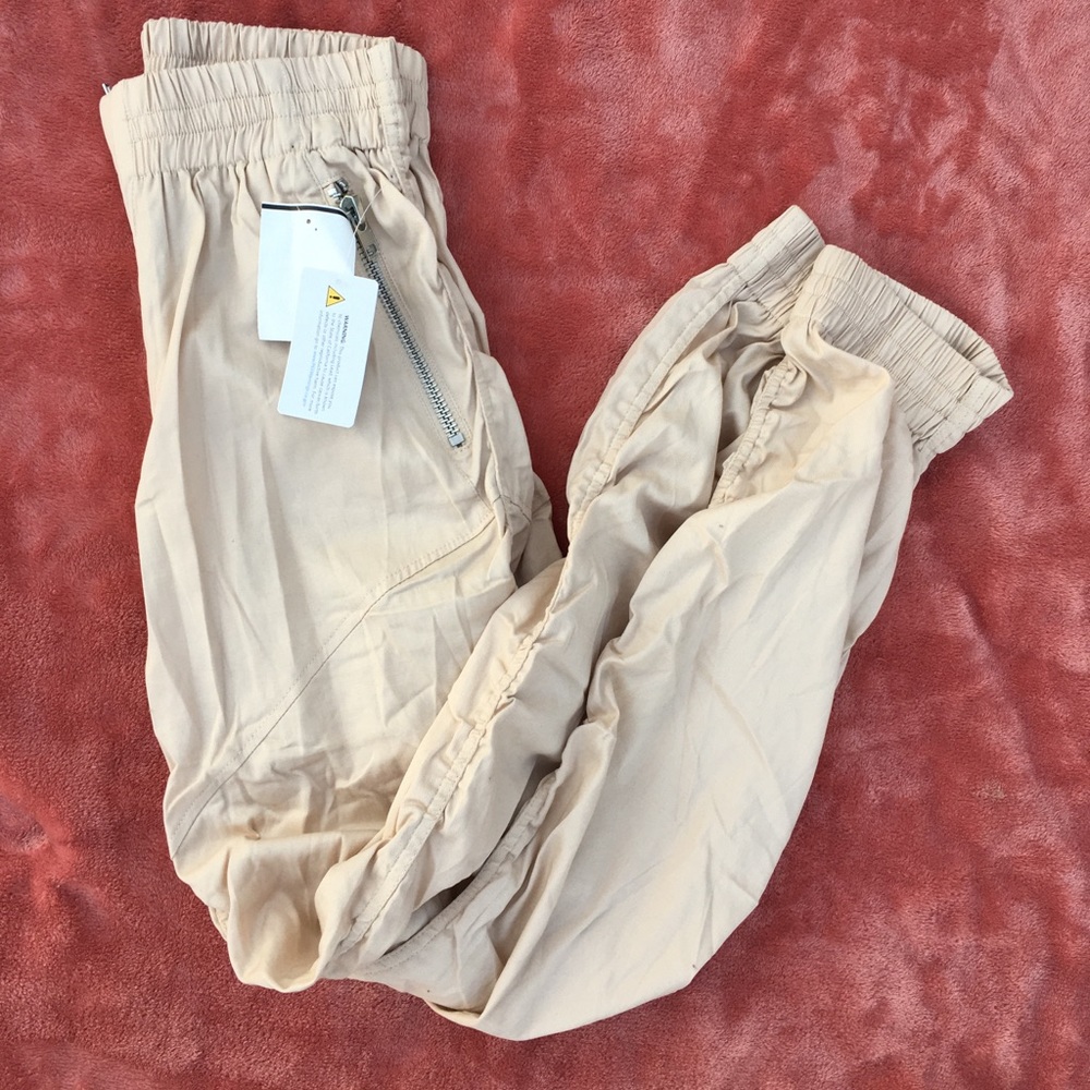 Scrunched Zipper Pants